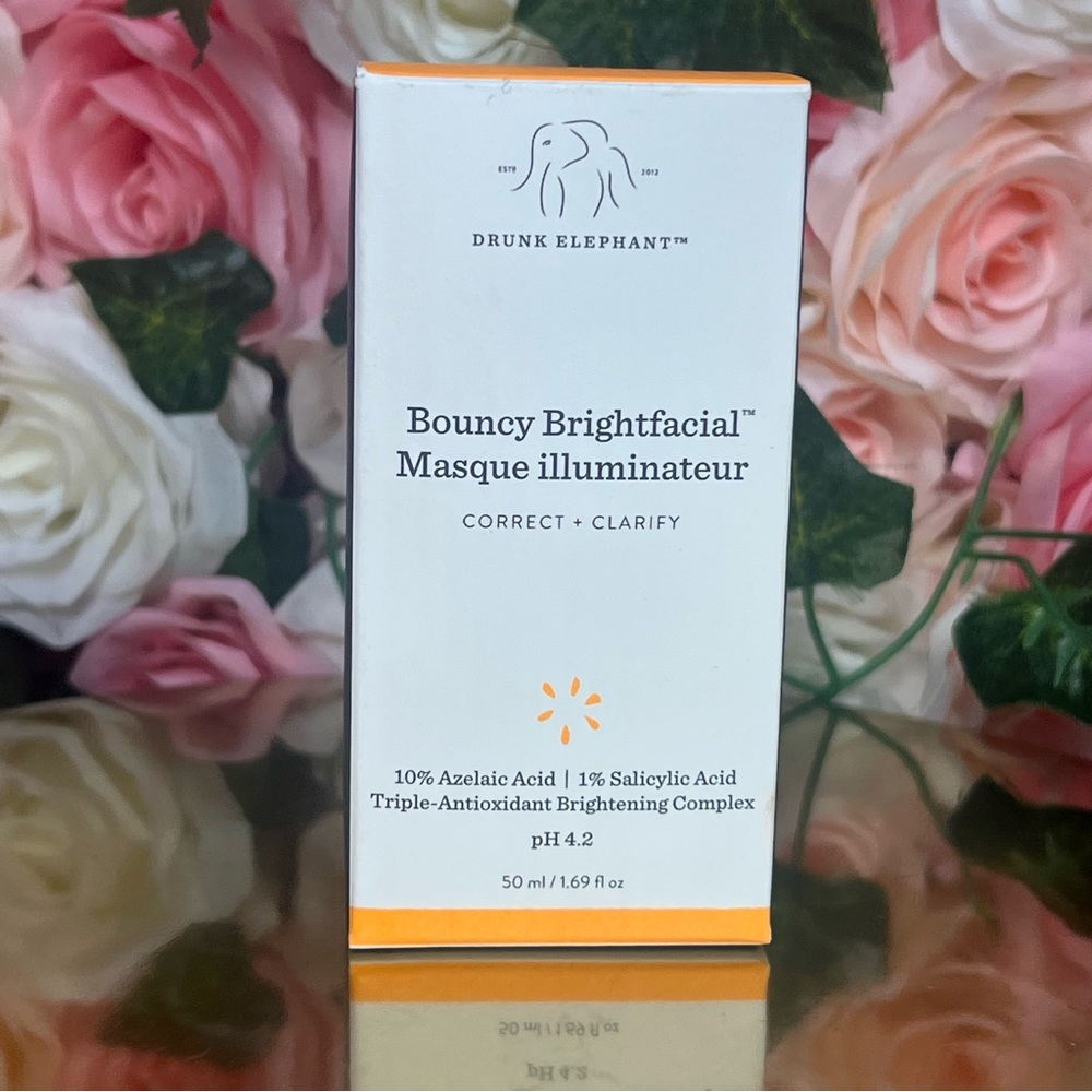 Drunk Elephant Bouncy Brightfacial Masque Illuminateur NTW